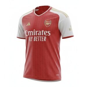 Arsenal Adidas Home Jersey 2023 2024 Red White Emirates Fly Better Men's Medium